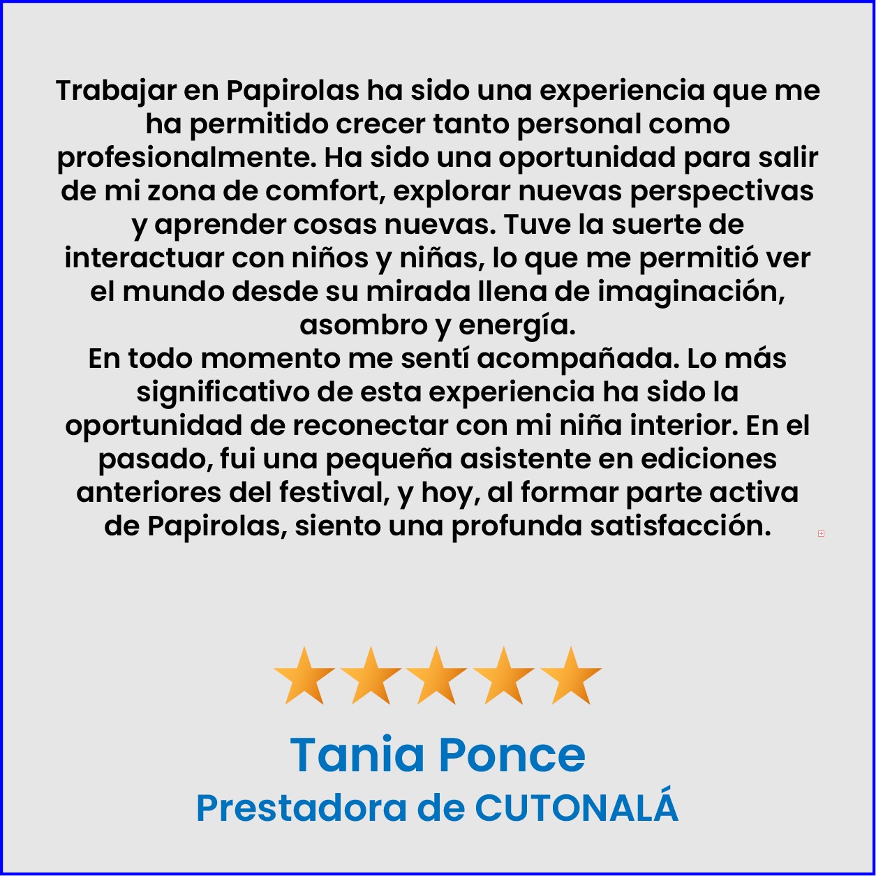 Testimonios en slides 1